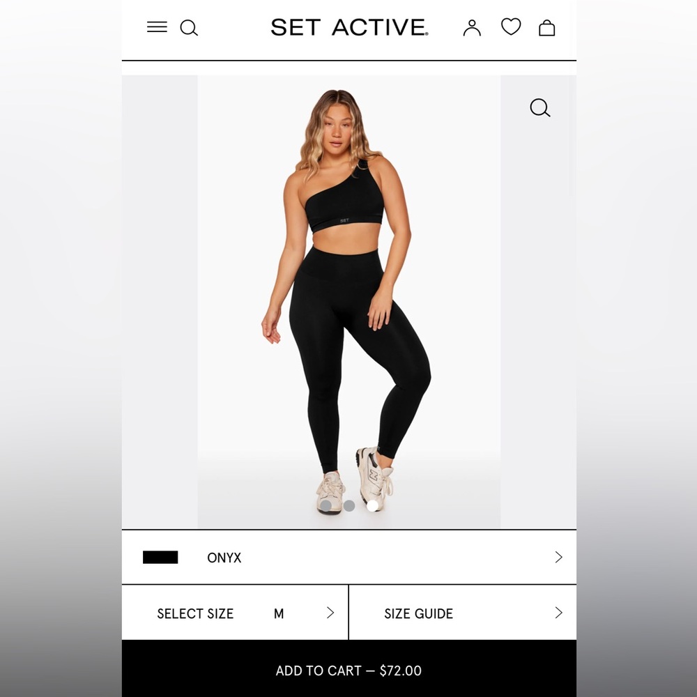 Set Active Sculptflex leggings size M New without Tags